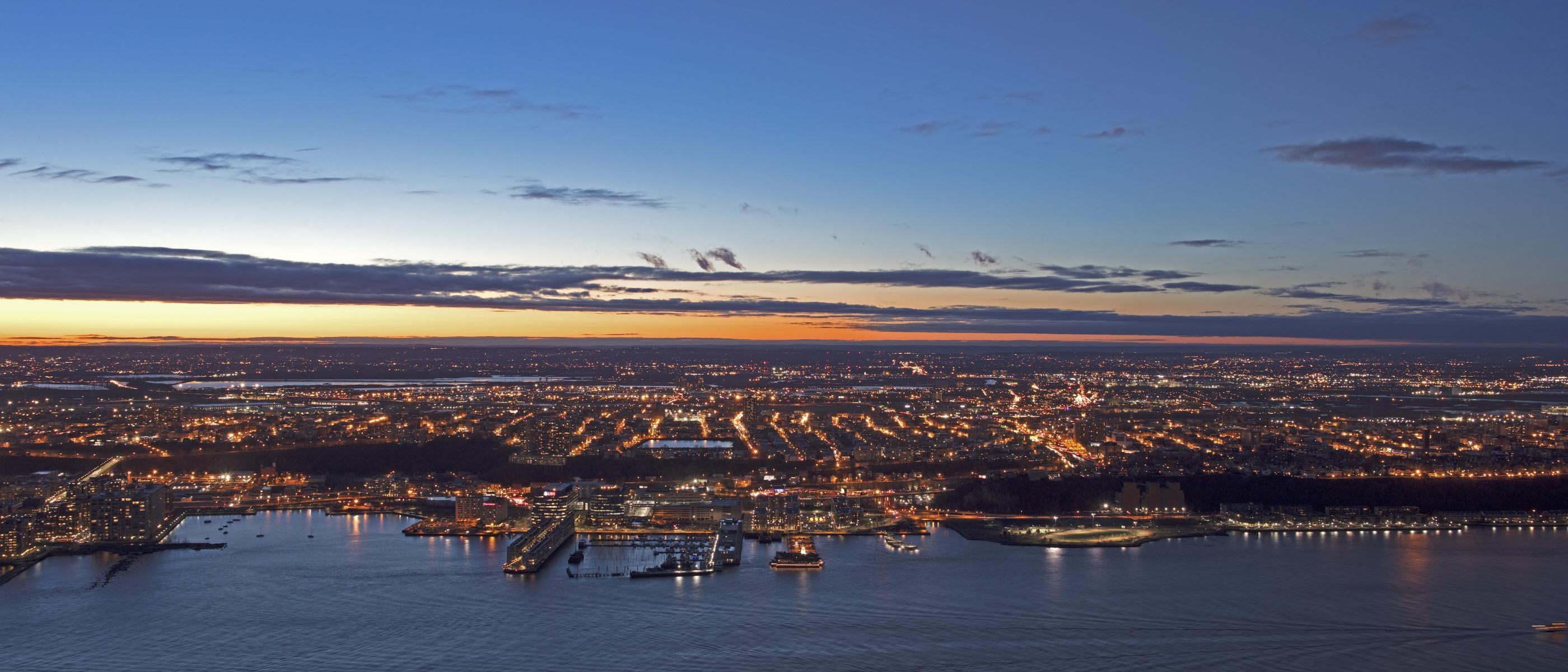 Expansive View Along The Hudson River